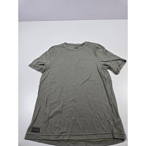 Janji Shirt Mens M Green Merino Wool Running Performance Athletic Tee READ DISC